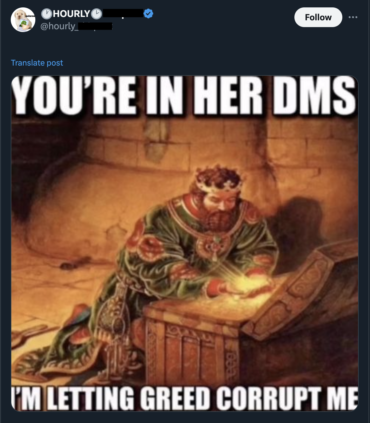 you re my number one customer gif - Hourly Translate post You'Re In Her Dms I'M Letting Greed Corrupt Me